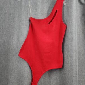 NWT Better Be Vibrant Red Bodysuit